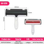 Custom Pet Hair Remover Roller Self-Cleaning ABS Steel | Wholesale Dog Cat Fur Brush OEM