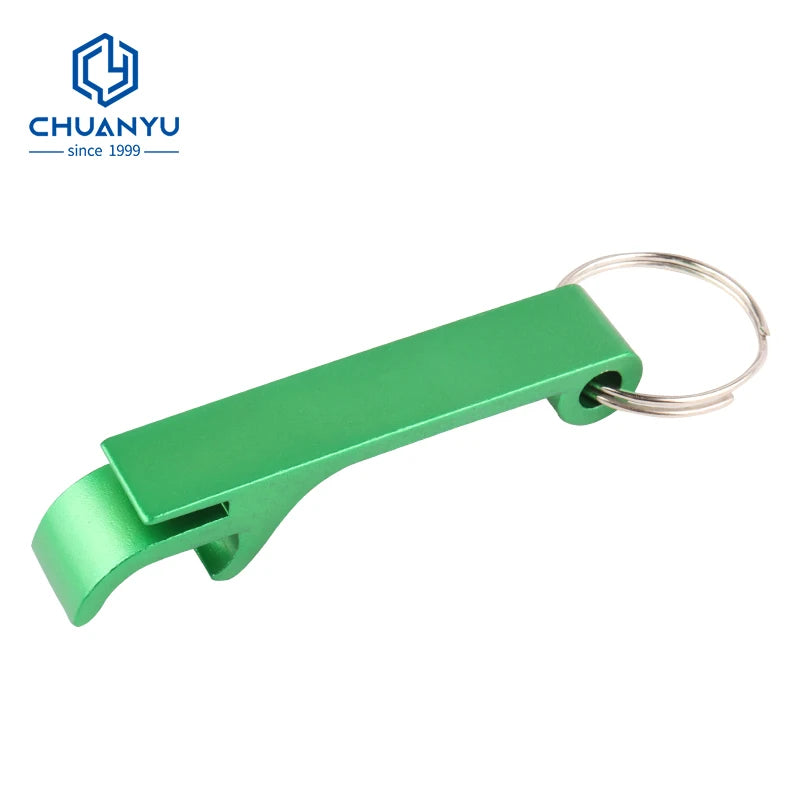 Custom Laser logo Cheaper Customized Mini Portable Pocket Metal Bar Tools Bottle Opener Key Ring Keychain Beer Bottle Opener