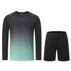 Custom Men's 2-Piece Polyester Tracksuit: Screen Print Logo, Quick-Dry, Gym & Running Activewear