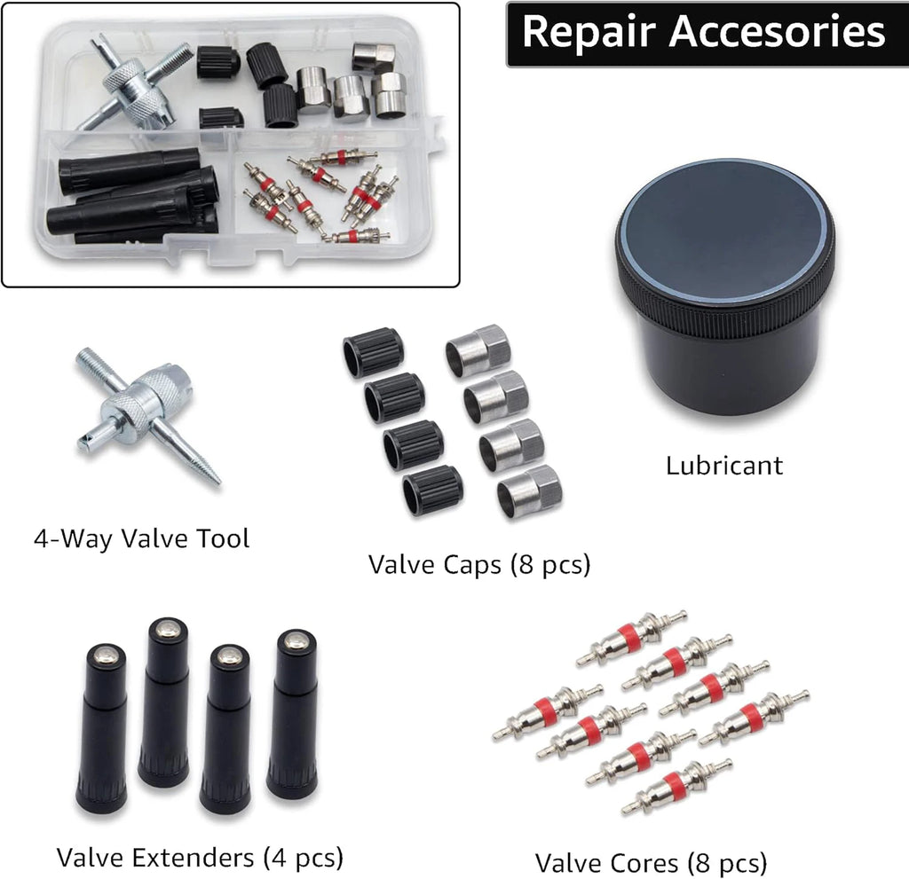 50-Piece Custom Tire Repair Tool Kit with Logo | MOQ 1 pc