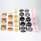Custom Round Label Stickers with Logo | Waterproof PVC Bulk MOQ 100