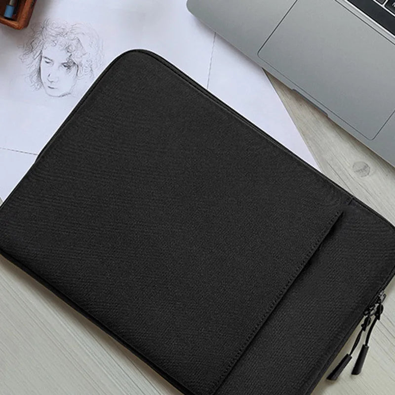 Custom Laptop Sleeve 100 MOQ | 3-Layer Waterproof Shockproof Polyester Sleeve for 11-15.6 Inch Laptops