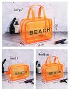 Custom PVC Cosmetic Bag with Logo | Wholesale Waterproof Travel Makeup Pouch