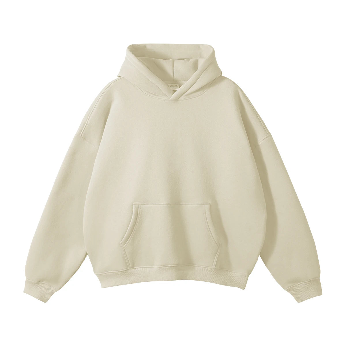 Thick Cotton Fleece Hoodie for Custom Printing (Oversized Fit)
