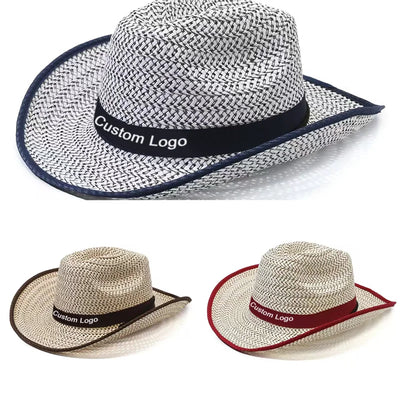 Custom Cowboy Straw Hats Wholesale | 200-Piece MOQ & 31-Day Lead Time | Breathable Woven | Western