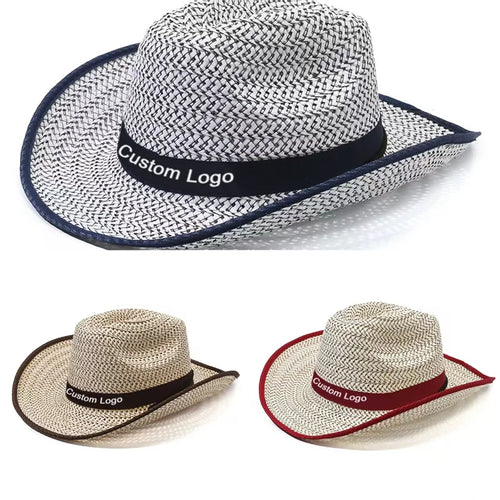 Custom Cowboy Straw Hats Wholesale | 200-Piece MOQ & 31-Day Lead Time | Breathable Woven | Western