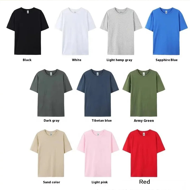 Men’s Oversized Cotton T-Shirts (180 GSM, Custom Logo Ready)