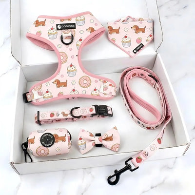 Custom Logo No Pull Dog Harness Set | MOQ 20 Pet Brand