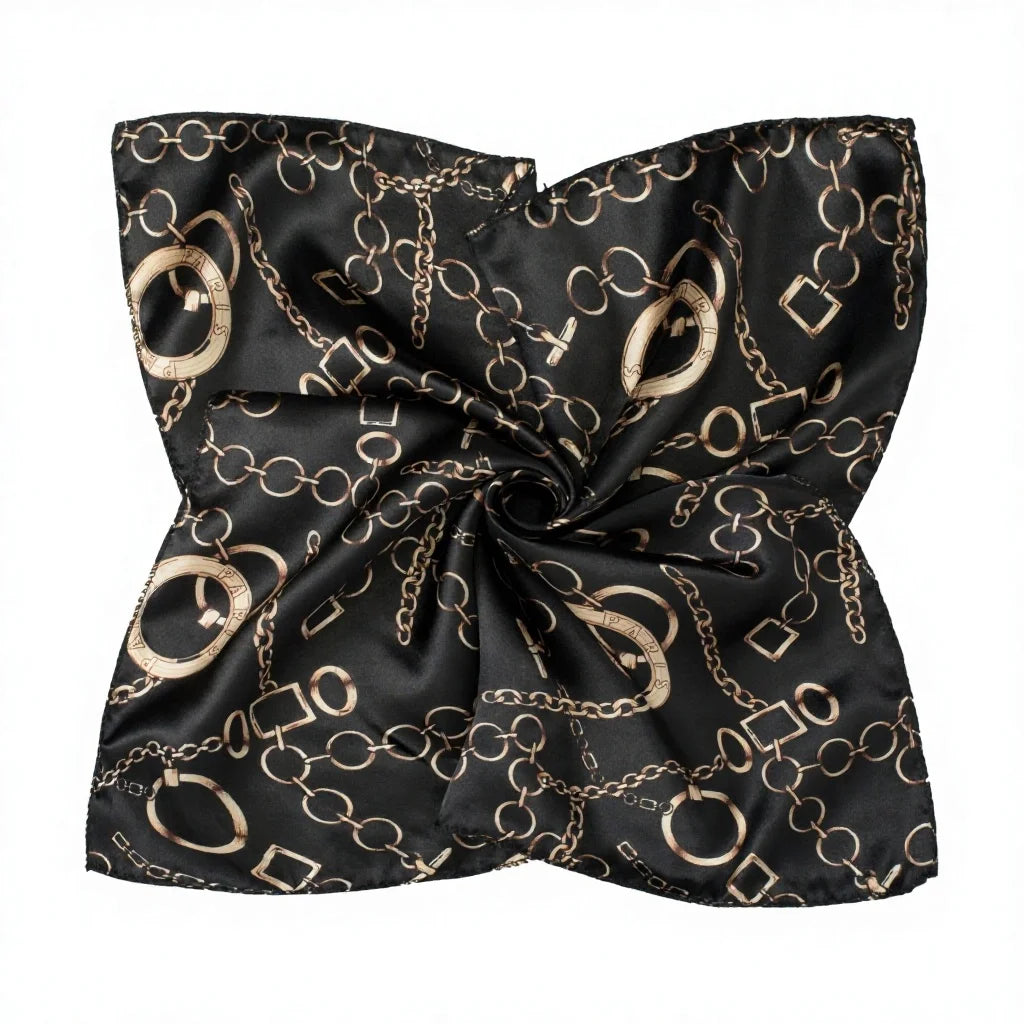 Personalized Silk Satin Scarves | 2-Piece MOQ & 3-7 Day Lead Time | 46 Colors | OEM Manufacture