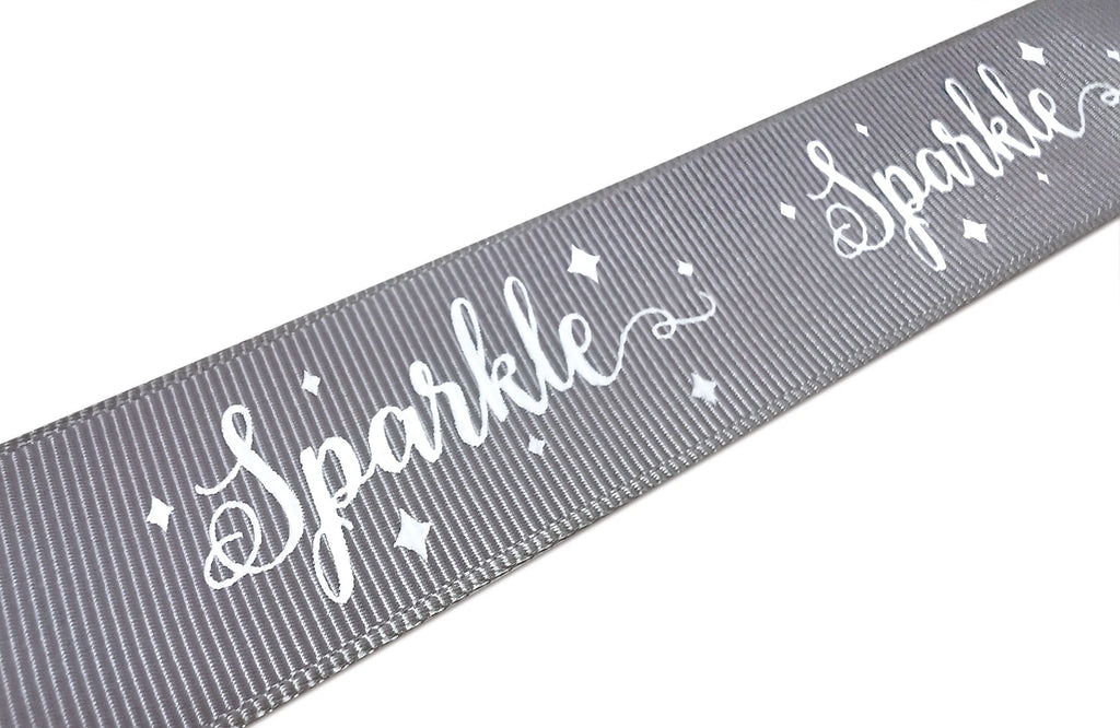 Custom Printed Satin Ribbon | Double-Face | MOQ 2,000 Yards  text