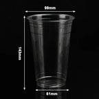 Custom PLA Biodegradable Cold Drink Cups 12-32oz | 100% Compostable BPA-Free