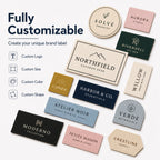End Fold Woven Garment Labels | OEKO-TEX, BSCI, GRS Certified | 100 MOQ | Custom Logo