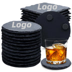 Custom Slate Coasters Laser Engraved | Coffee, Whisky