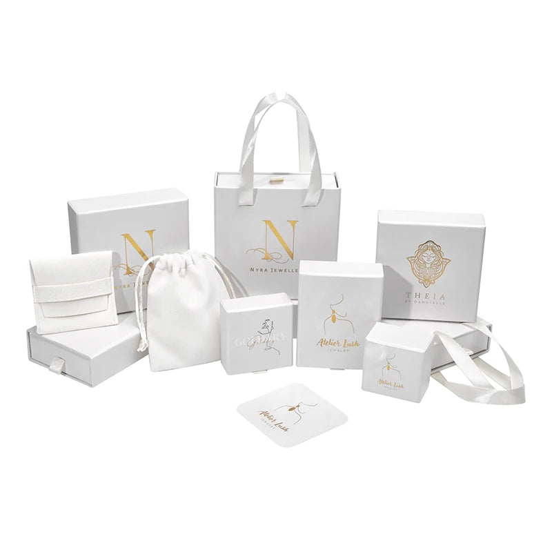 Custom Paper Drawer Jewelry Boxes with Logo | MOQ 100