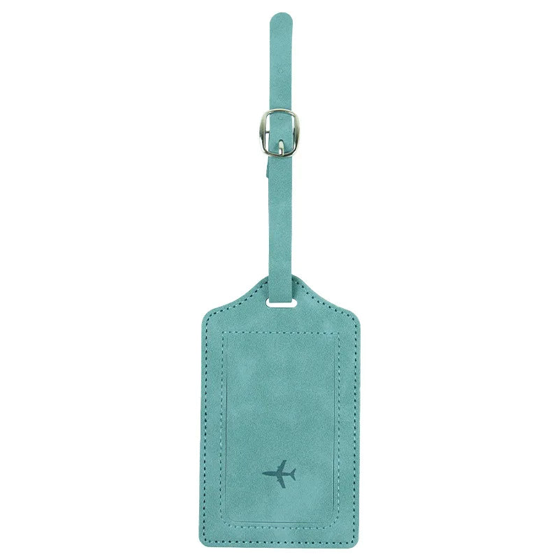 Custom PU Leather Luggage Tags with Logo – 100 MOQ, $35 Mold