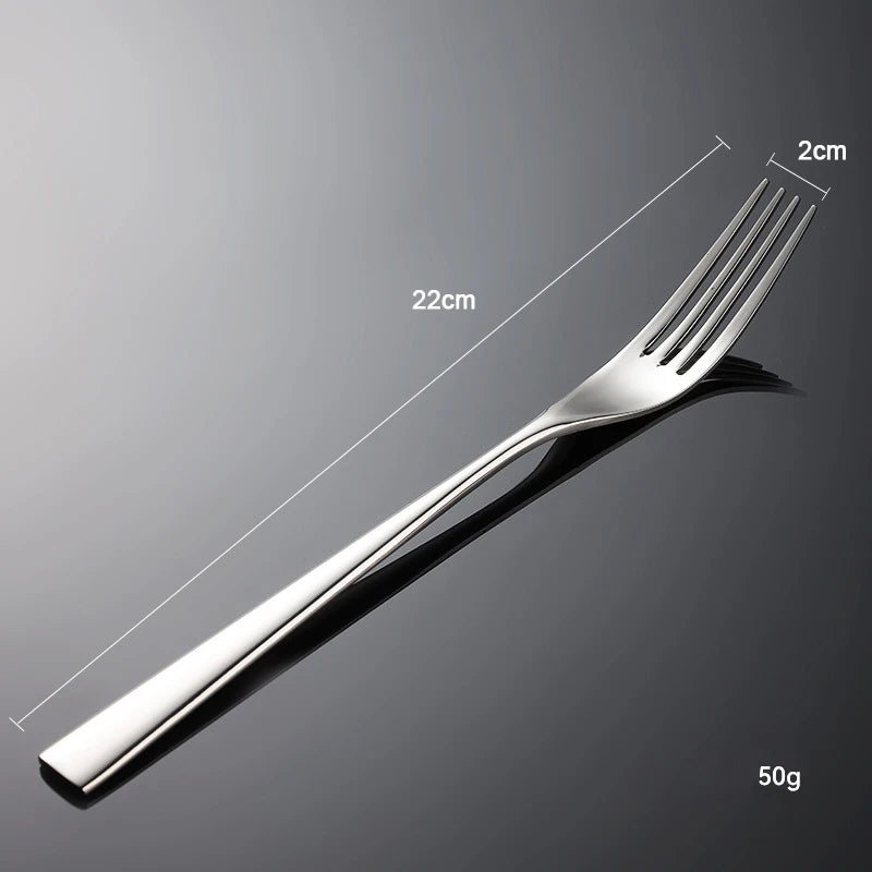 304 Stainless Steel Western Style Cutlery Knife Fork Spoon Hotel Flatware Set |  14 Yrs Factory