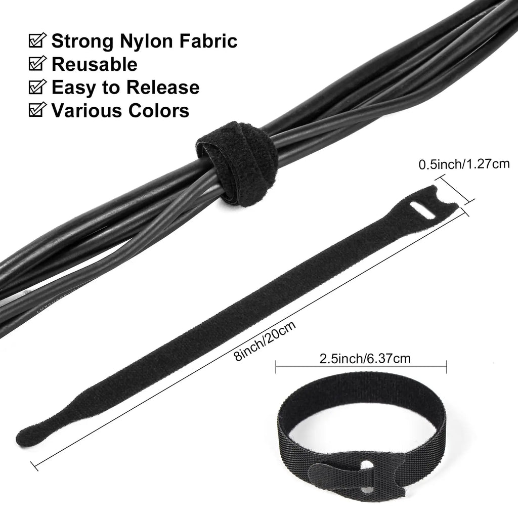 Custom nylon cable ties with adhesive backing for employee kits & conferences. 1,000 MOQ, 7-day samples, screen printing