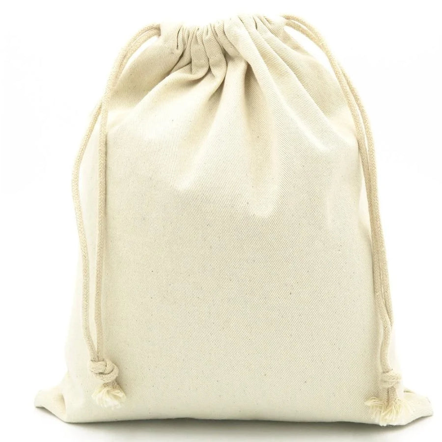 Custom Cotton Canvas Bag | Eco-Friendly | Drawstring | Custom Logo | 50 MOQ