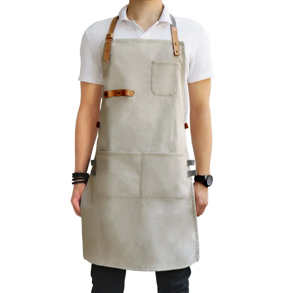 Custom Cotton Canvas Chef Apron | Sublimation Logo | BSCI/ISO Certified