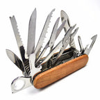 Custom Stainless Steel Multi-Function Swiss Knife | MOQ 10 pcs