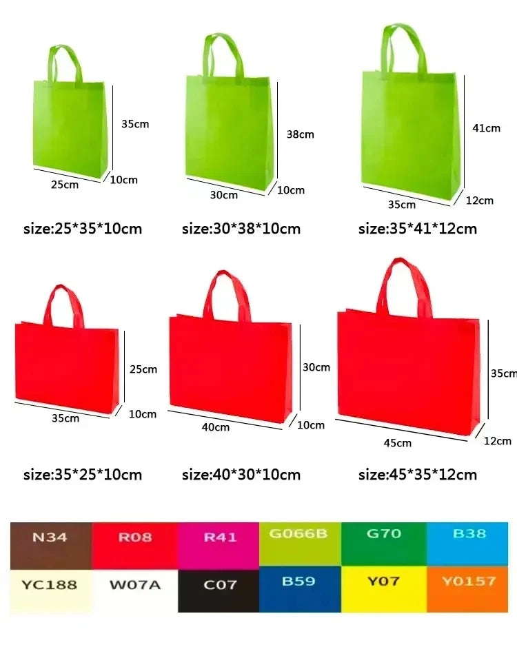 Custom Non-Woven Tote Bag Wholesale | 70 GSM Eco-Friendly 200 MOQ