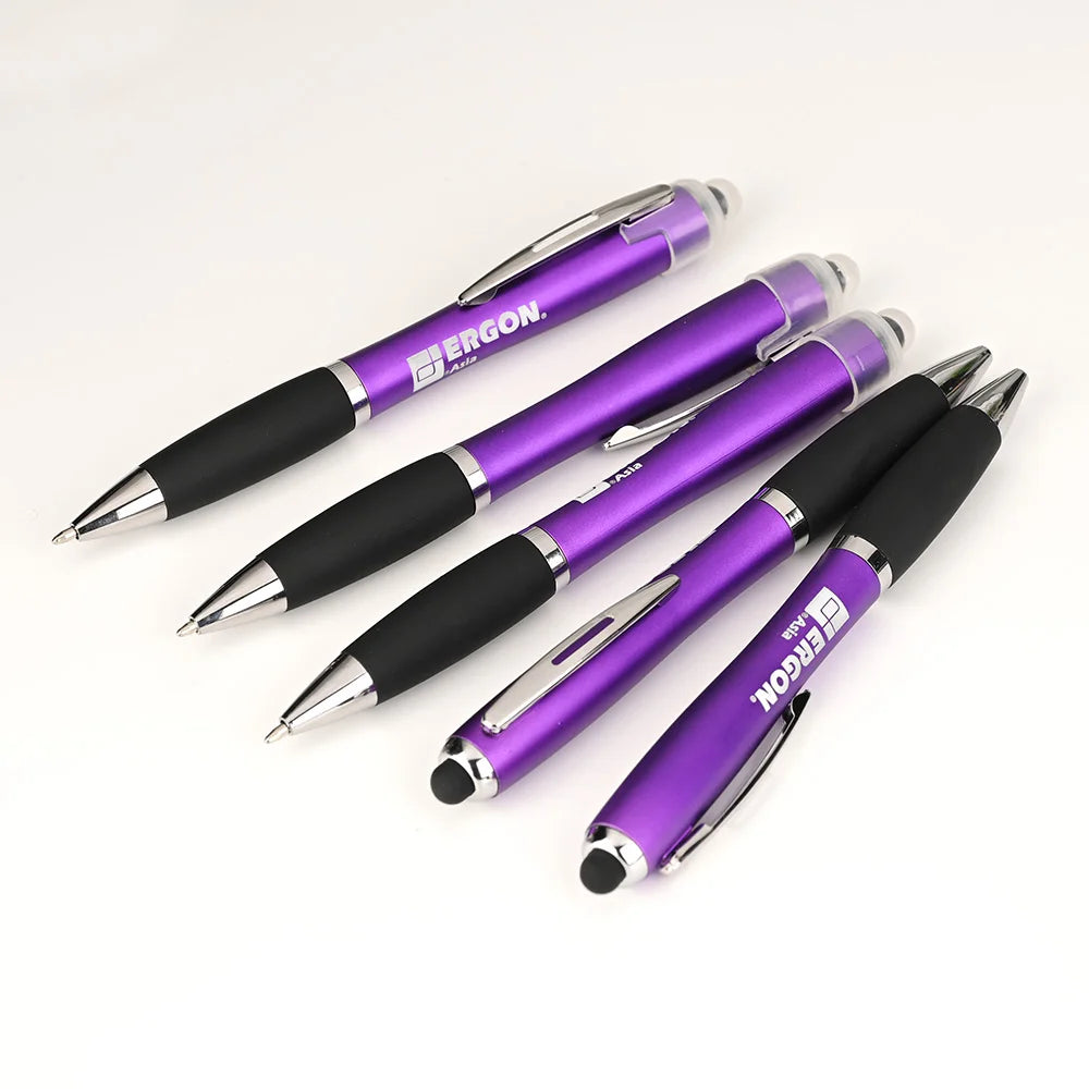 Custom LED Light Up Stylus Pen with Logo | MOQ 50 Promotional
