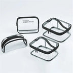 Custom Clear PVC Cosmetic Bags | MOQ 100 | 9-Day Lead
