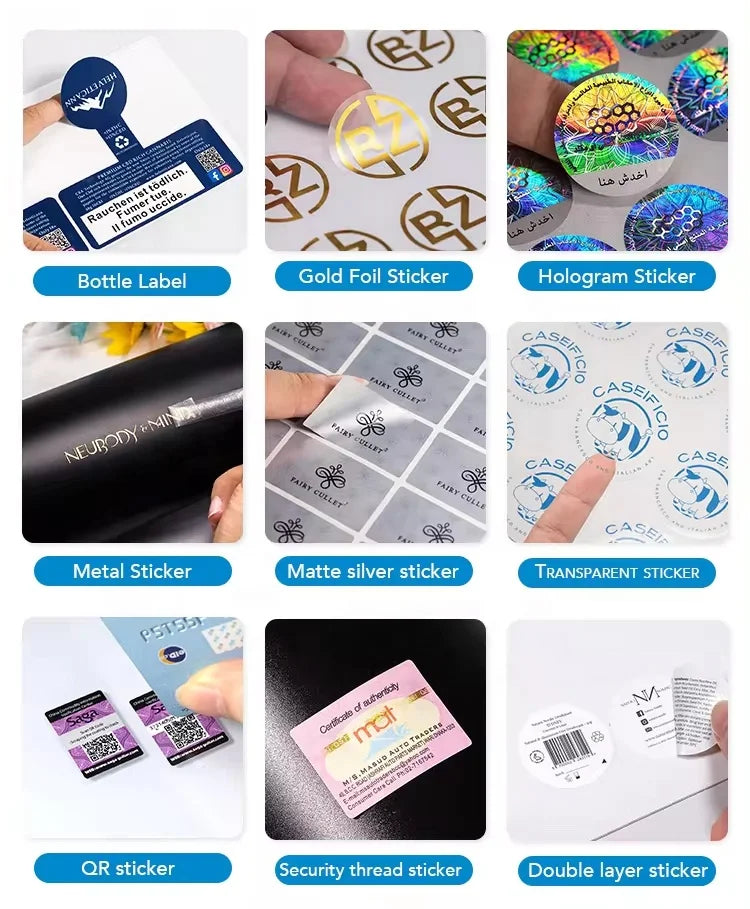 Custom Hologram Sticker Label | Eco Anti-Counterfeiting Packaging