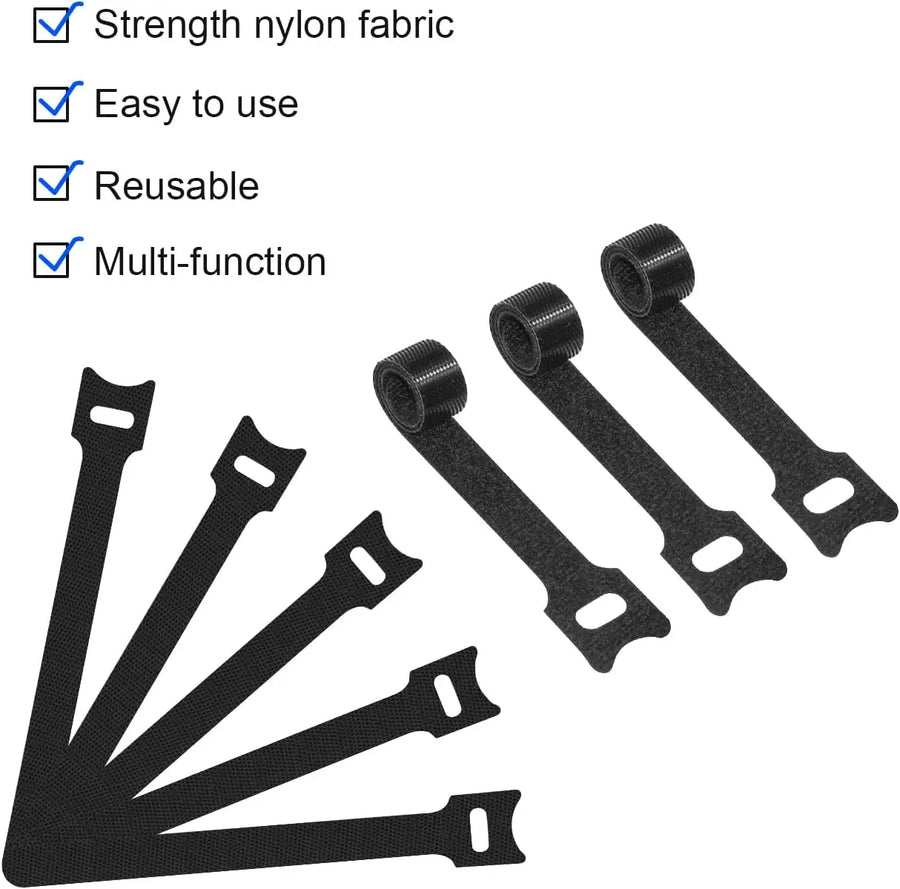 Custom Cable Organizers with Logo | MOQ 100 | OEKO-TEX Certified