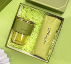 Custom Ceramic Gift Sets: 10 MOQ, 5-Day Lead | Mug, Bottle, Towel for Weddings & Corporate Gifts