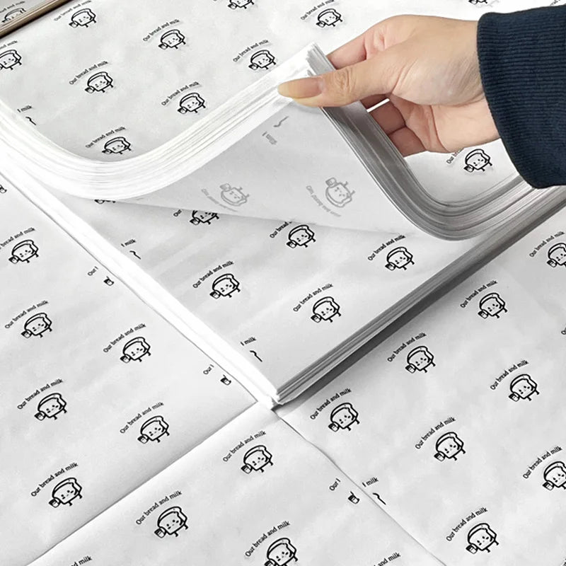 Food Grade Wrapping Paper | Custom Print | Oil-Proof | FSC