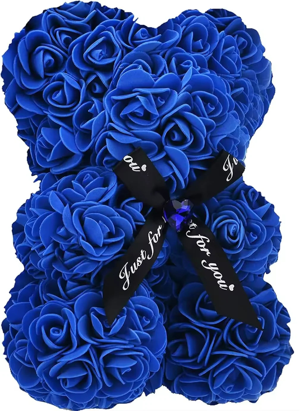Wholesale Artificial Rose Bear with Handmade Eternal Flower Teddy Bear for Valentine's Day Mother's Day Gift with Box