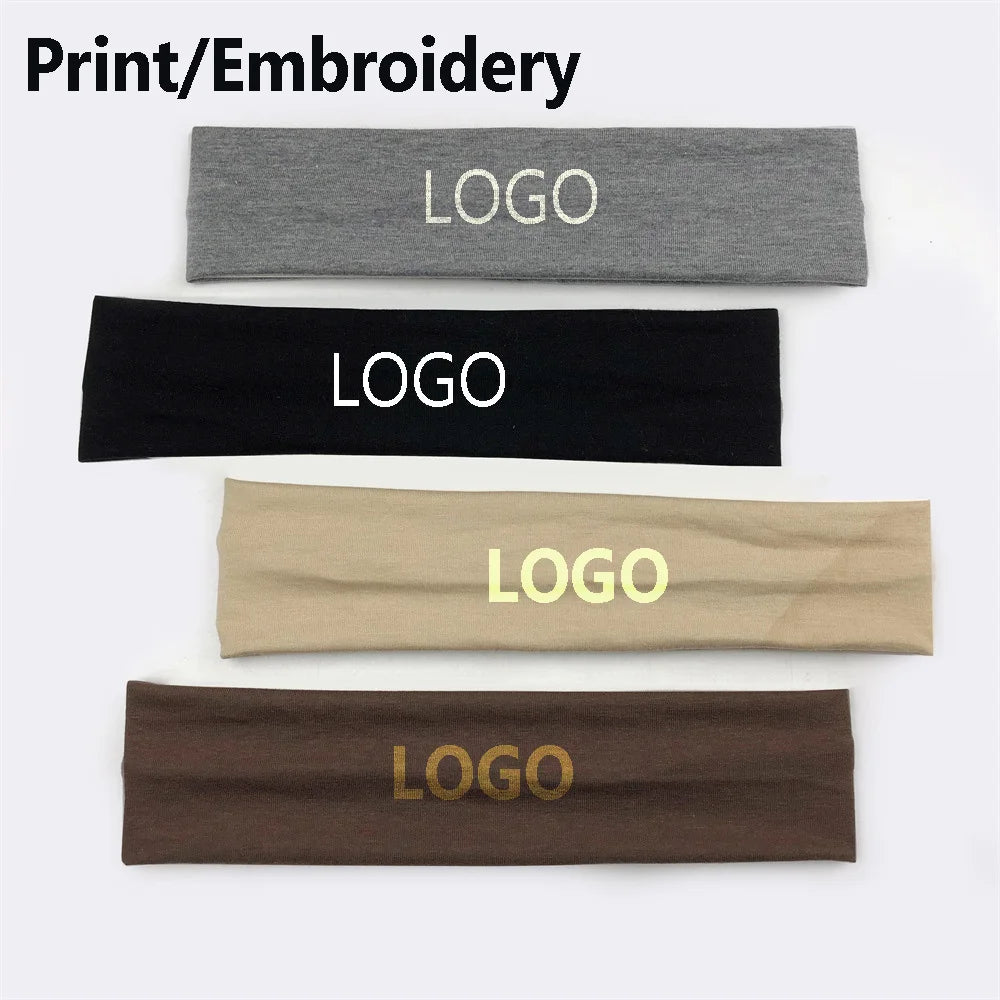 Custom Spandex Headband for Women | 23.5cm Stretch Hair Band for Sports & Fashion