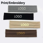 Custom Spandex Headband for Women | 23.5cm Stretch Hair Band for Sports & Fashion