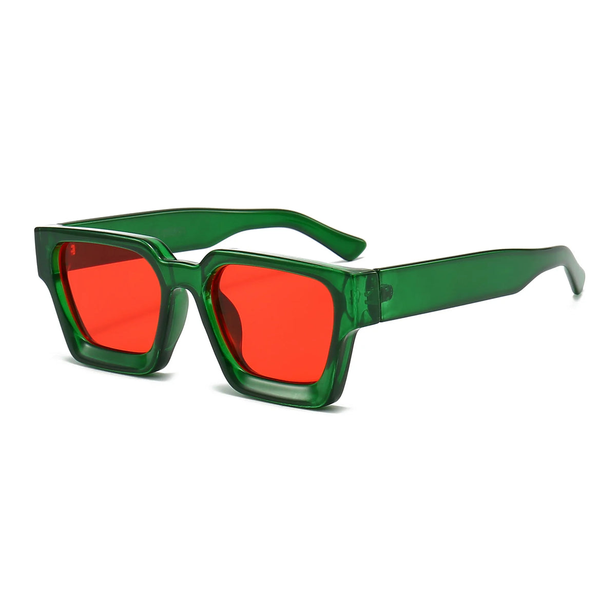 Custom Logo UV400 Rectangle Sunglasses | PC Frame 100 MOQ Private Label