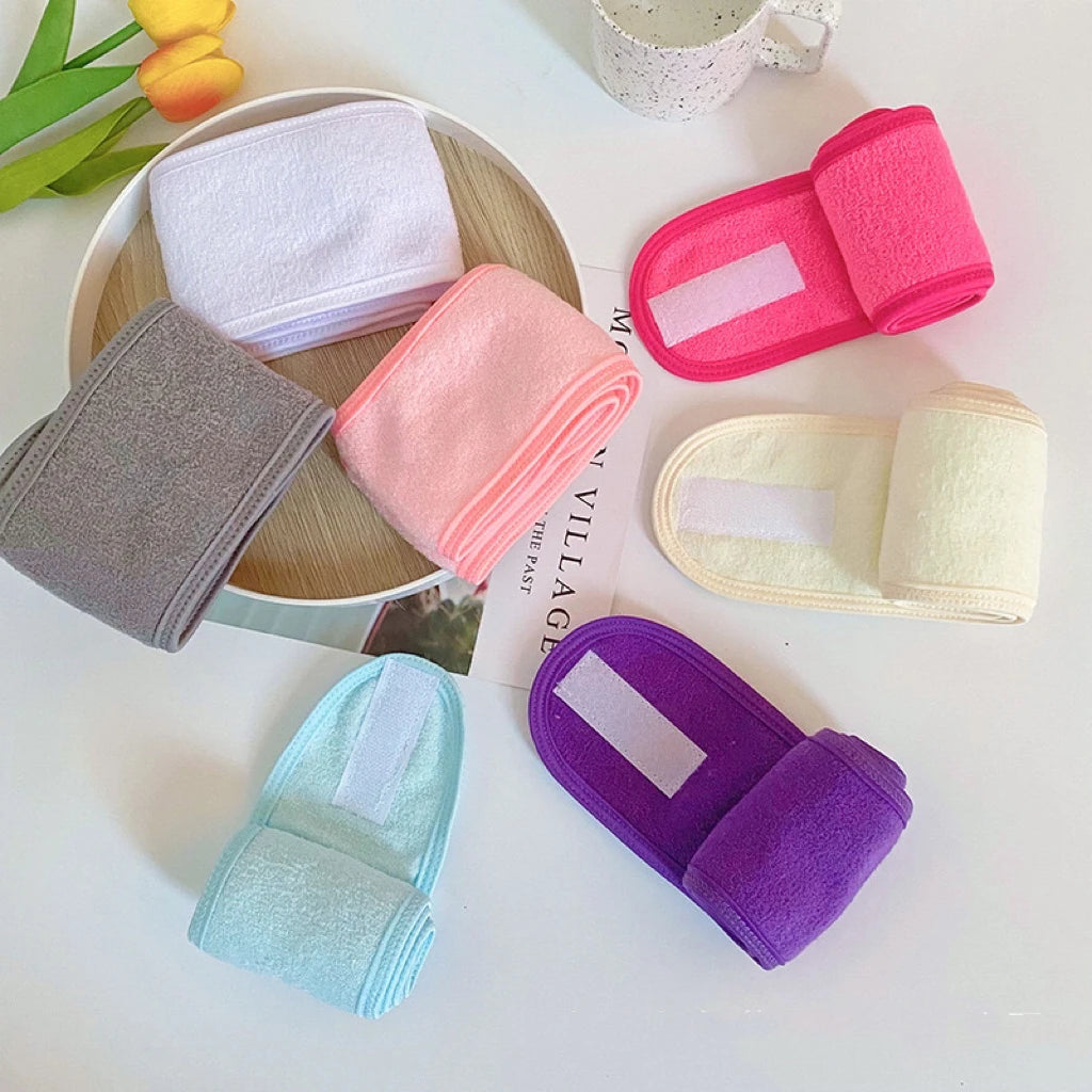 Custom Microfiber Spa Headband for Face Washing & Skincare | Wholesale Bulk