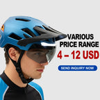 CE Certified Cycling Helmet with Lens | Custom Logo MOQ 300