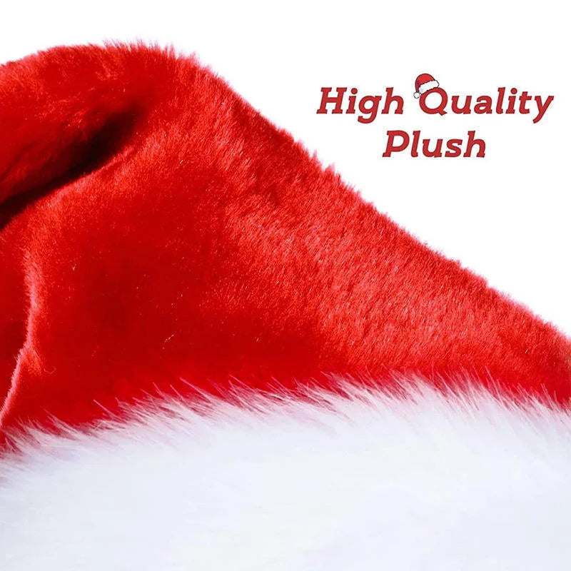 Custom Christmas Santa Hats with Logo Wholesale | MOQ 100