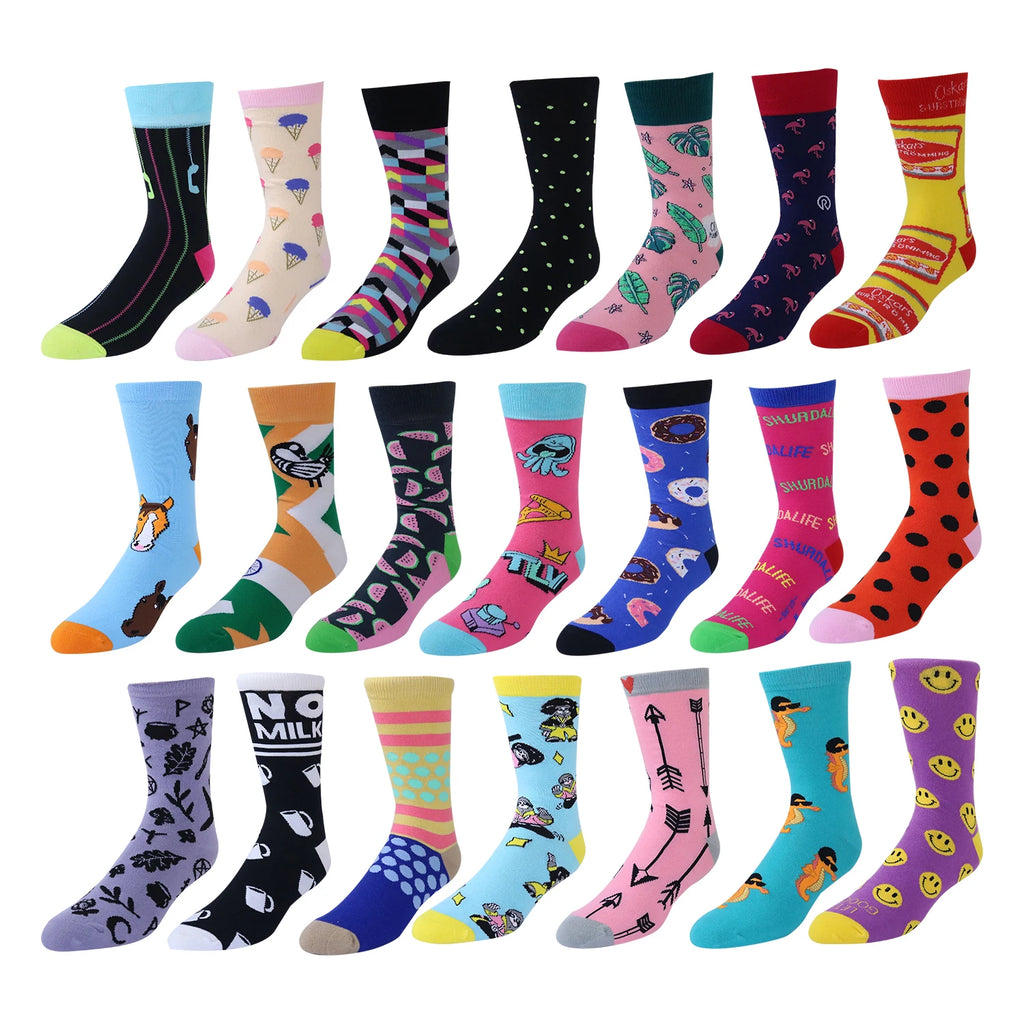Custom 100% Cotton Crew Socks | Sublimation Printing | 50 Pairs MOQ | Bulk Corporate Gifts