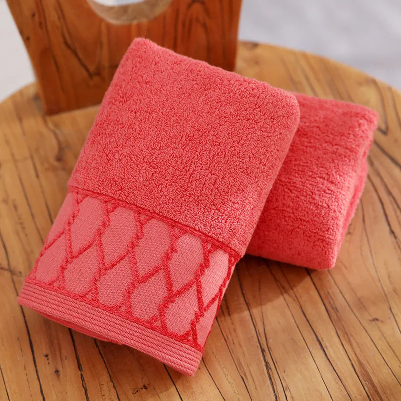 100% Pure Cotton Extra-Thick Face Towel | 120g | OEM Logo | 1 MOQ | Hotel Spa