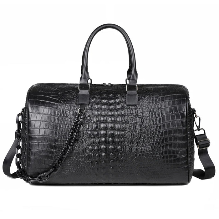 Custom PU Leather Duffel Bag with Logo | MOQ 3 Pcs