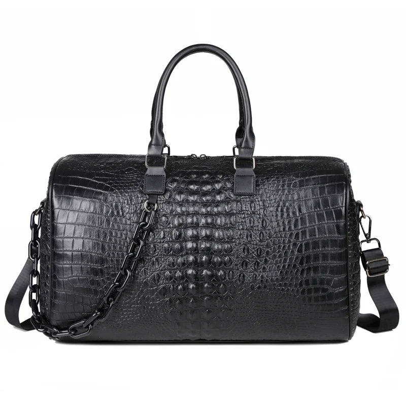 Custom PU Leather Duffel Bag with Logo | MOQ 3 Pcs