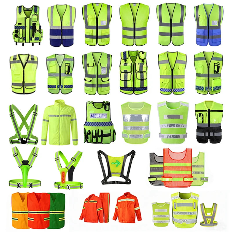 Custom Hi-Vis Safety Vest with Logo | ANSI Class 2 MOQ 50