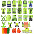 Custom Hi-Vis Safety Vest with Logo | ANSI Class 2 MOQ 50
