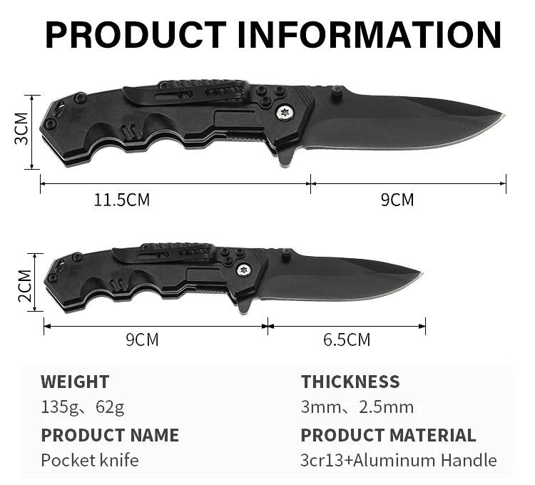 Custom Folding Tactical Pocket Knife with Logo | MOQ 200 pcs