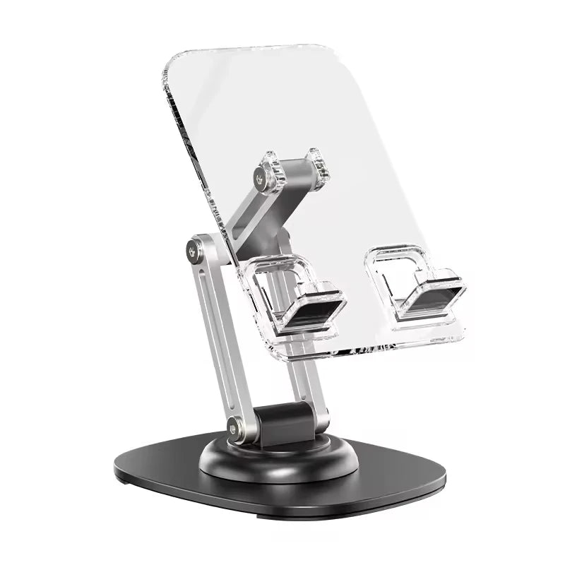 Custom Foldable Universal Tablet Stand – Adjustable Height Lifting Acrylic Desk Holder with Custom Printed Logo & Customizable Packaging
