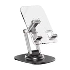 Custom Foldable Universal Tablet Stand – Adjustable Height Lifting Acrylic Desk Holder with Custom Printed Logo & Customizable Packaging