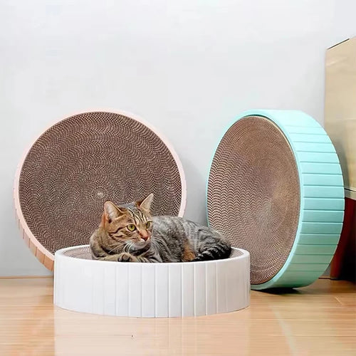 Custom Corrugated Cardboard Cat Scratcher Wholesale | LFGB FDA Certified