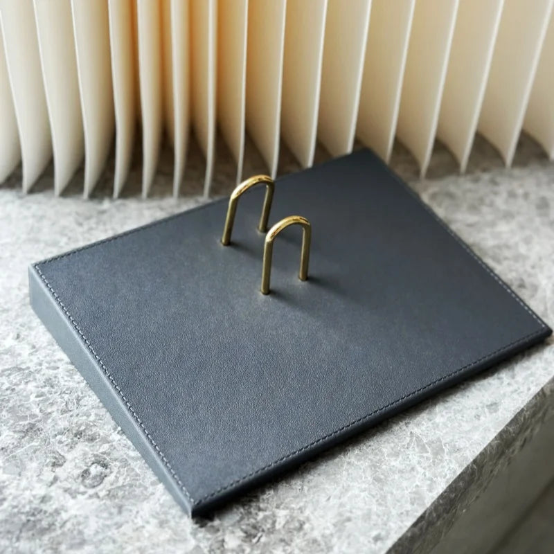 Executive Desk Organizer Set | 8 Items | PU Leather | 200 MOQ