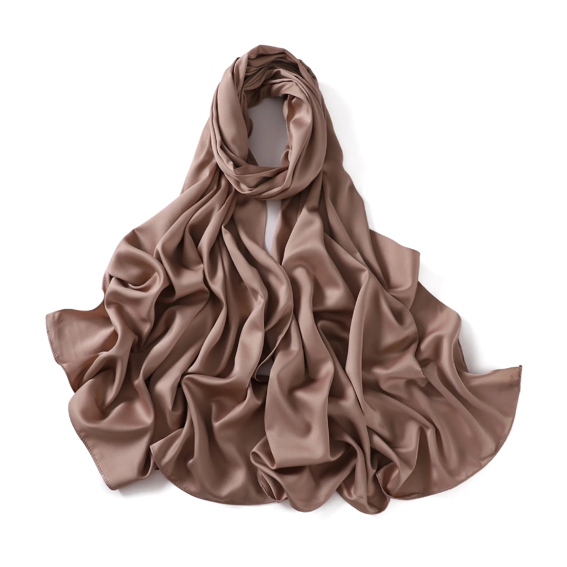 Custom Matte Satin Hijabs Wholesale | 20-Piece MOQ & 14-Day Lead Time | Eid Prayer Scarves